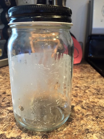 jar glass before